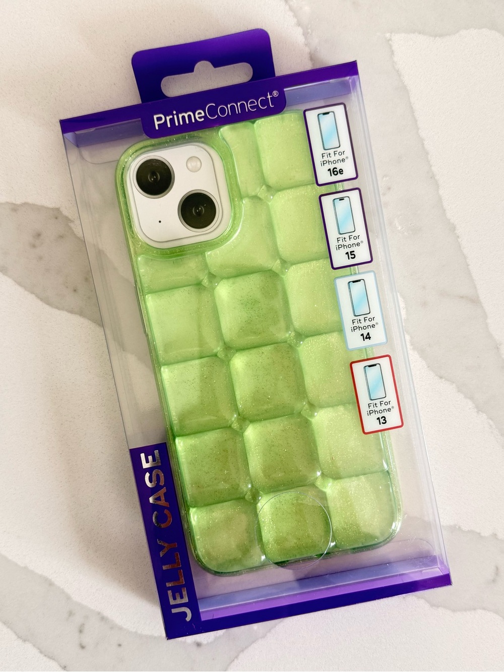 💚 NeeDoh Inspired iPhone Case | Green TikTok Viral Squishy Jelly Phone Case